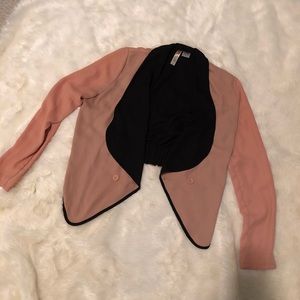 Pink & Black Blazer